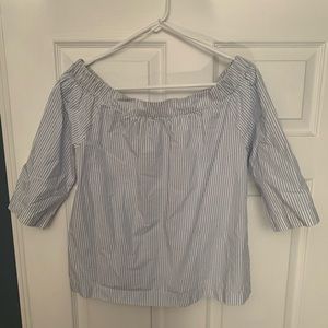 Madewell off the shoulder blouse
